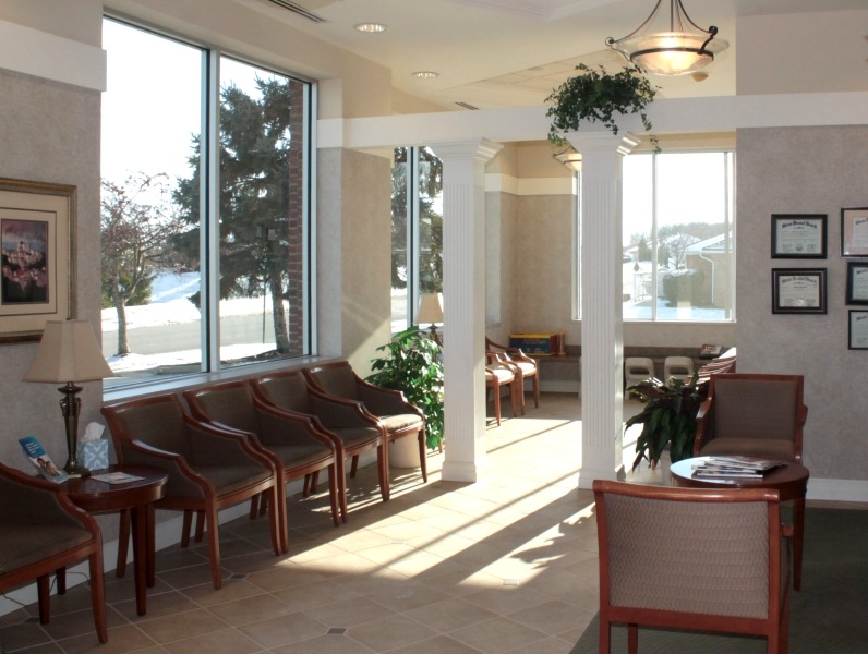 Waiting room in Marysville dental office